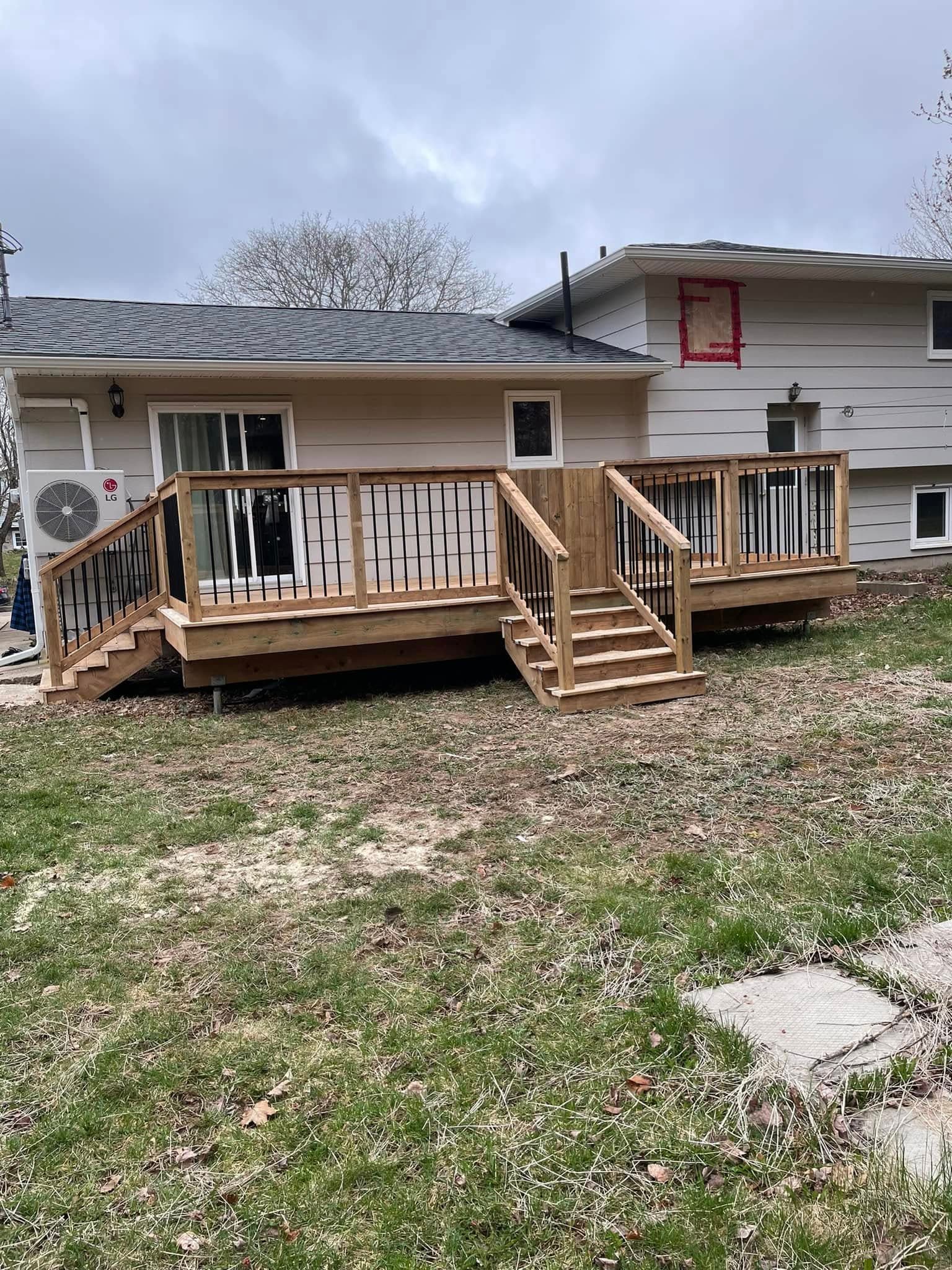 East Timber & Co custom deck build